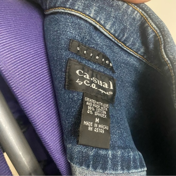 Ca.sual by C.a women’s jeans jackets size M - Picture 8 of 8